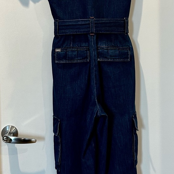 Alice and Olivia Denim Jogger Jumpsuit - Picture 5 of 8
